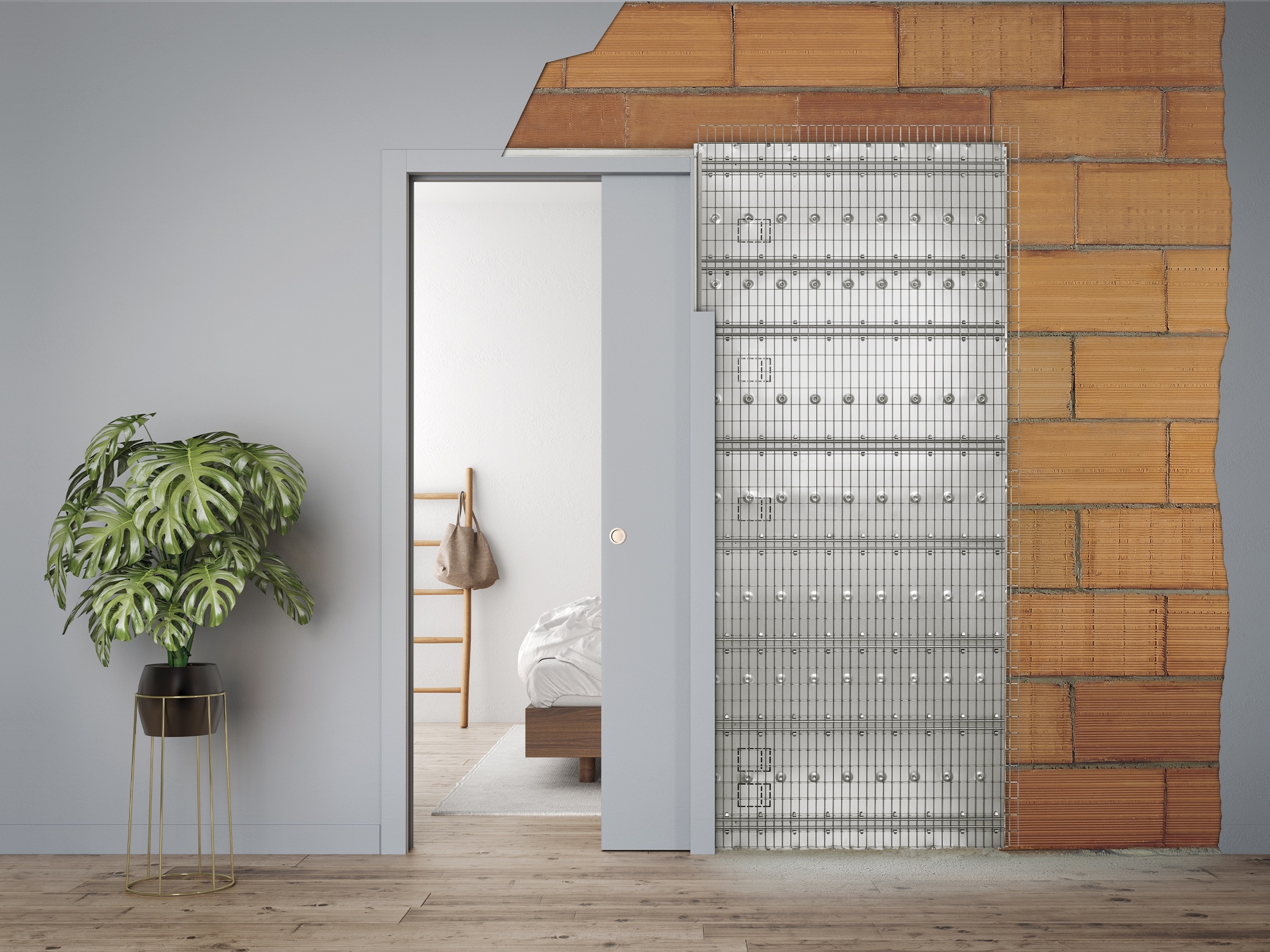 Wiring-Ready Pocket Door Frames - ECLISSE Luce