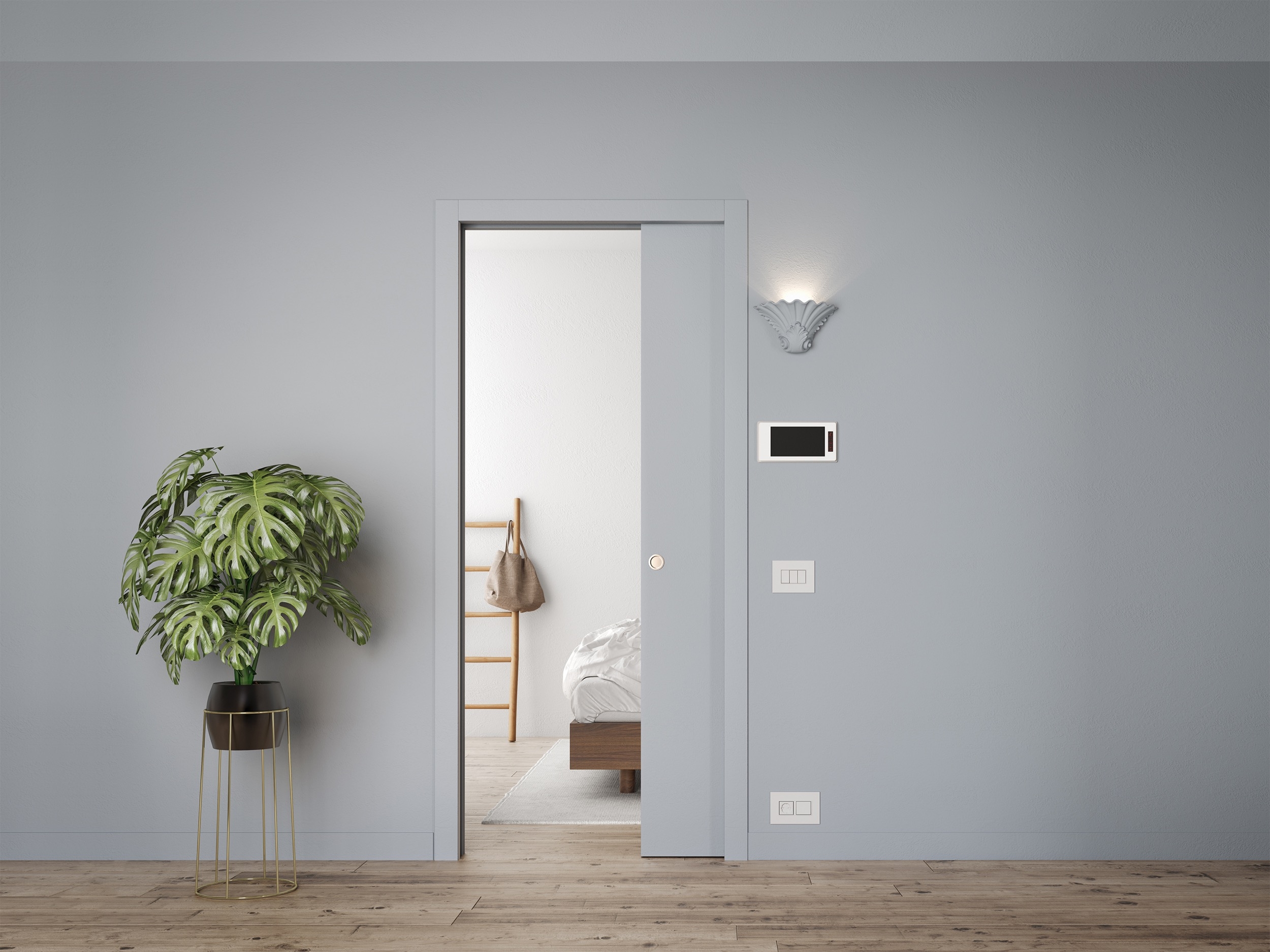 Wiring-Ready Pocket Door Frames - ECLISSE Luce
