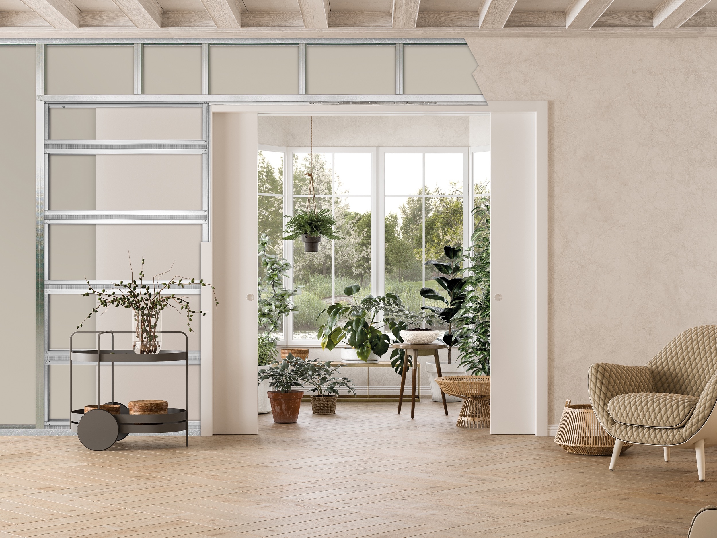 Sliding Pocket Door - ECLISSE Double