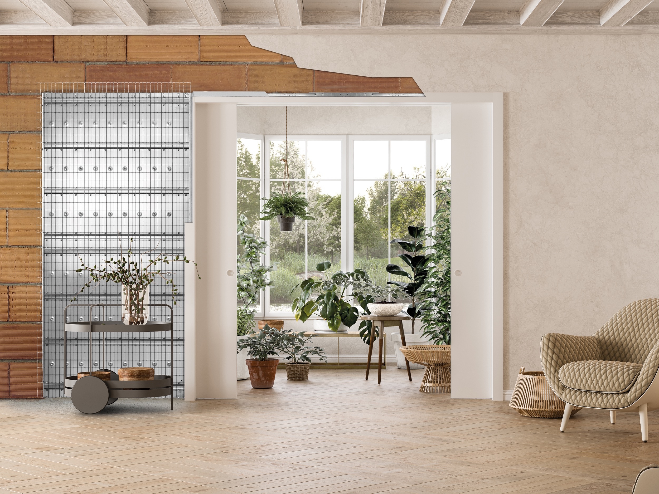 Sliding Pocket Door - ECLISSE Double