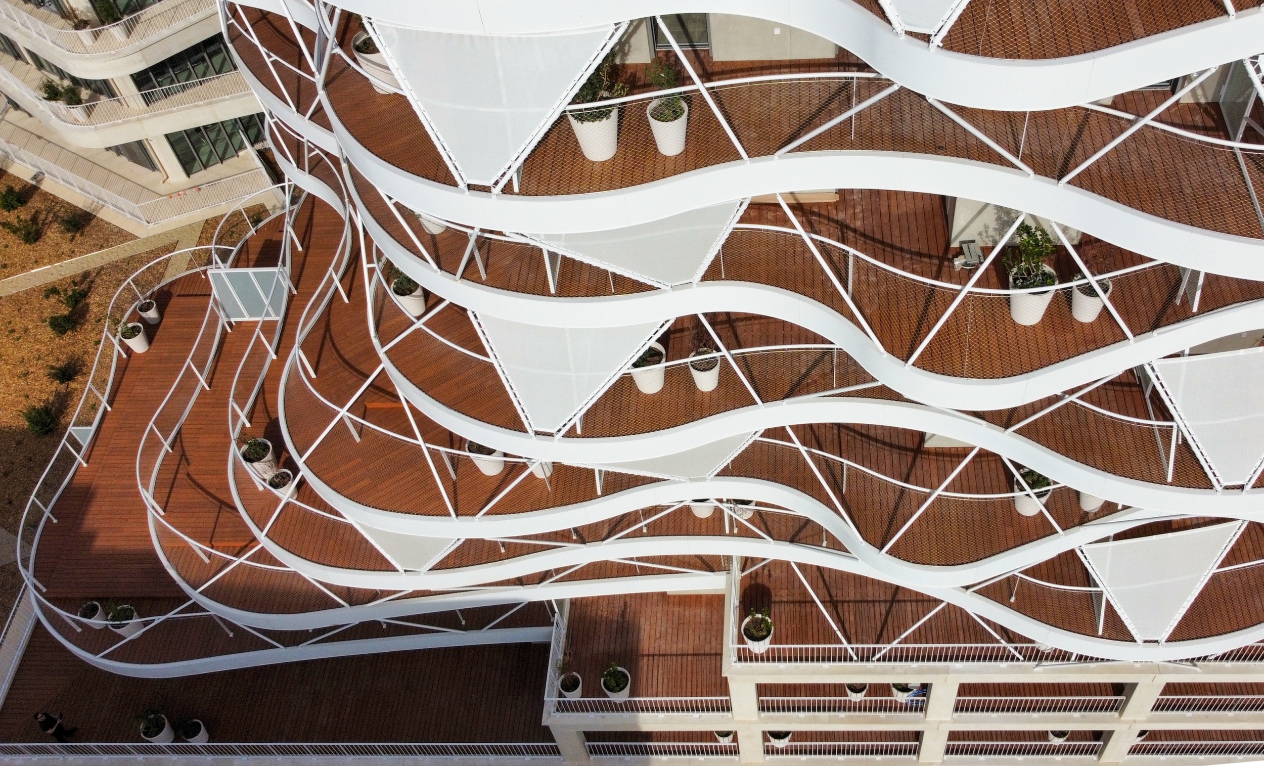 Bamboo Decking Solutions in the Higher Roch Tower