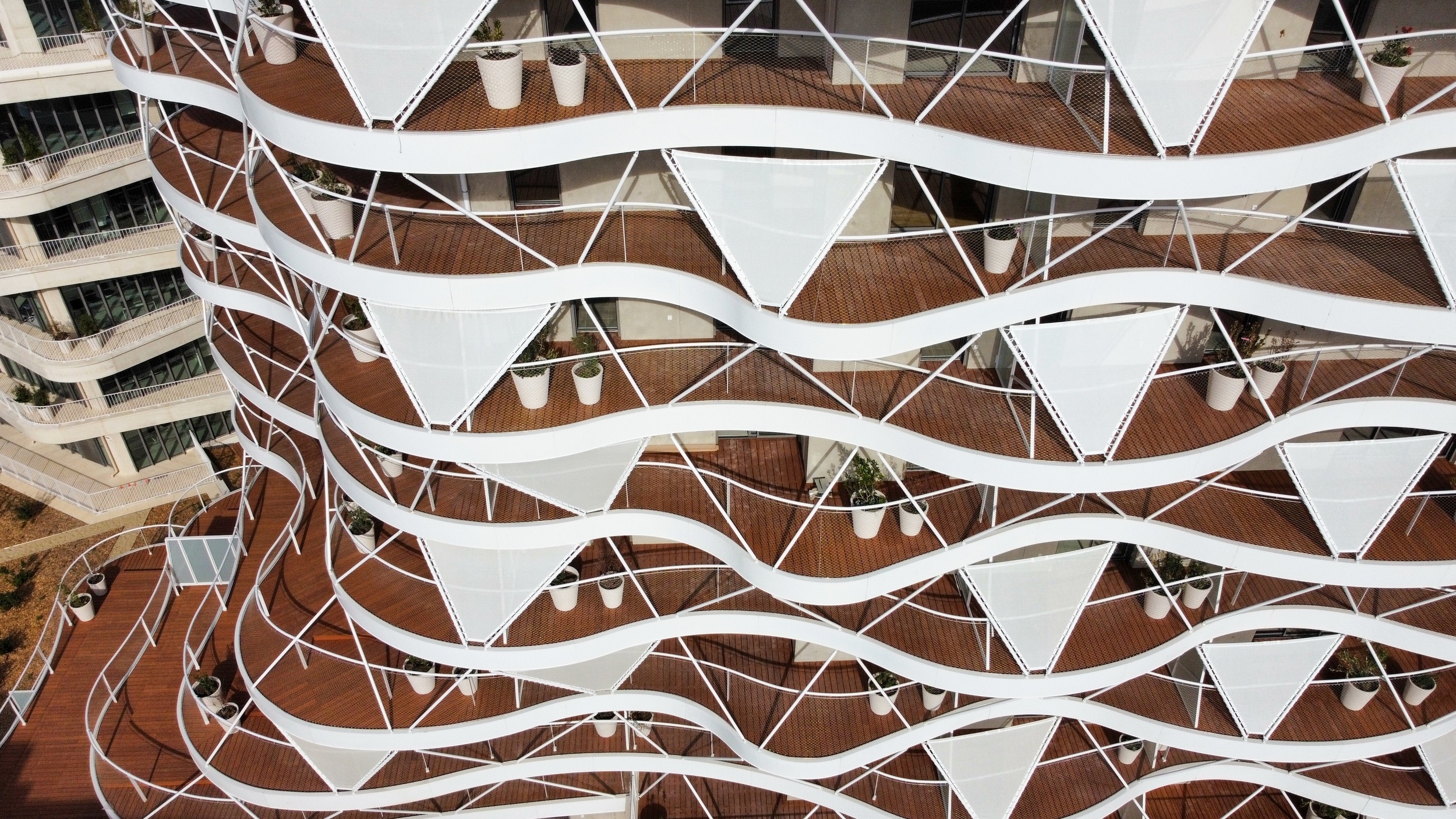 Bamboo Decking Solutions in the Higher Roch Tower