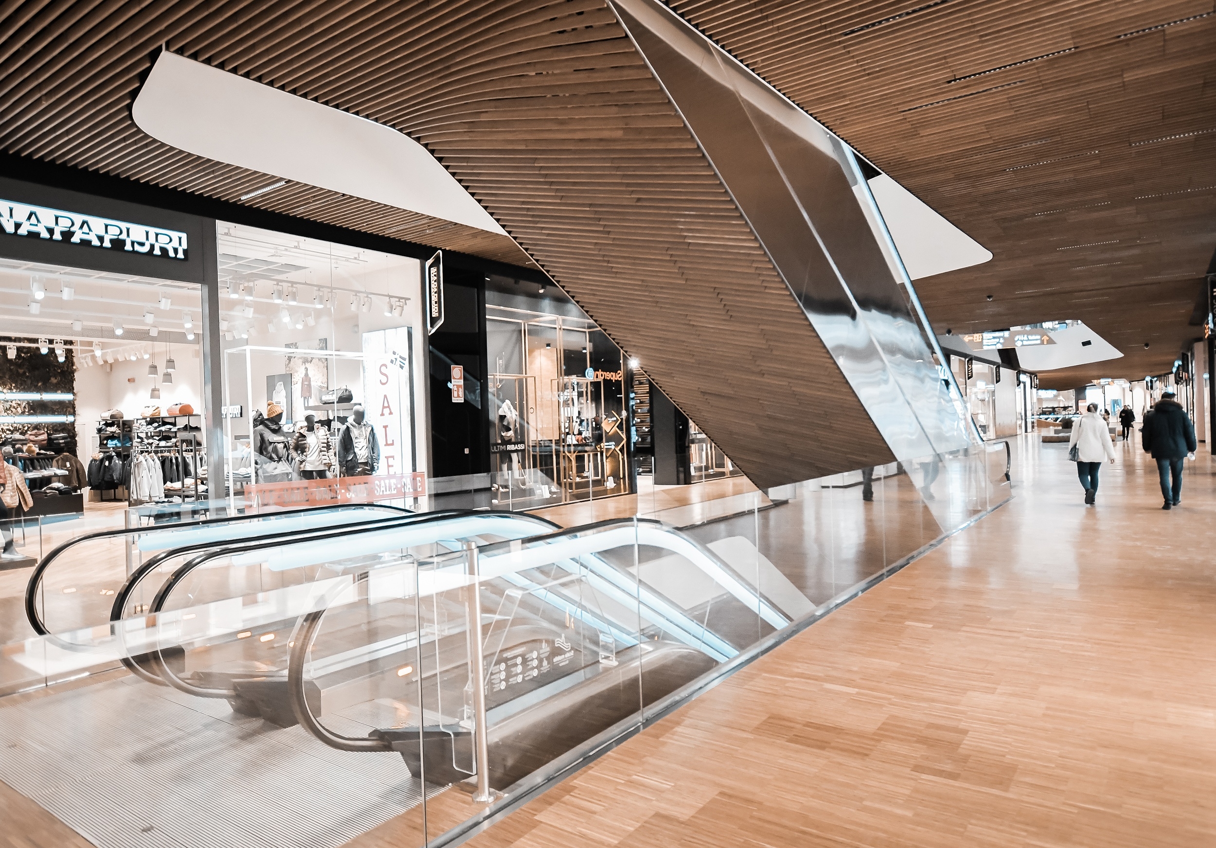 Indoor Bamboo Solutions in Shopping Center