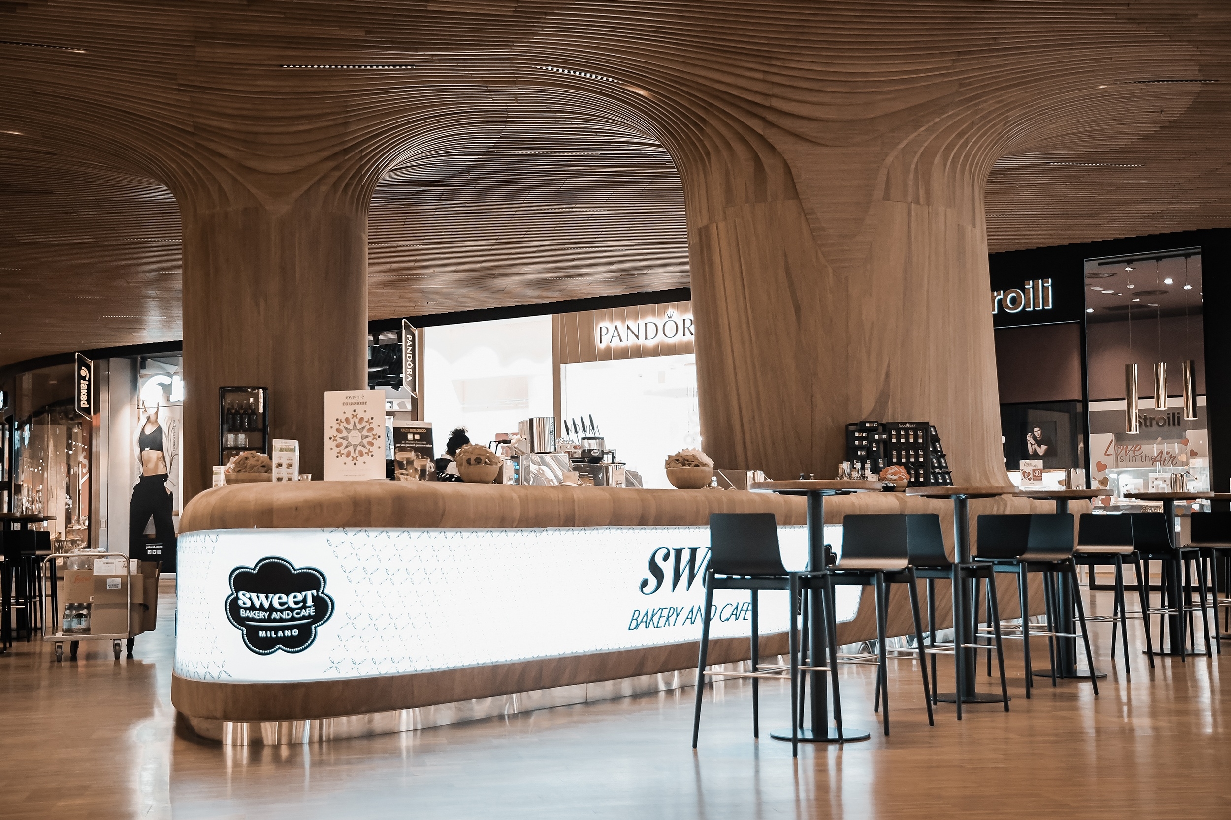 Indoor Bamboo Solutions in Shopping Center