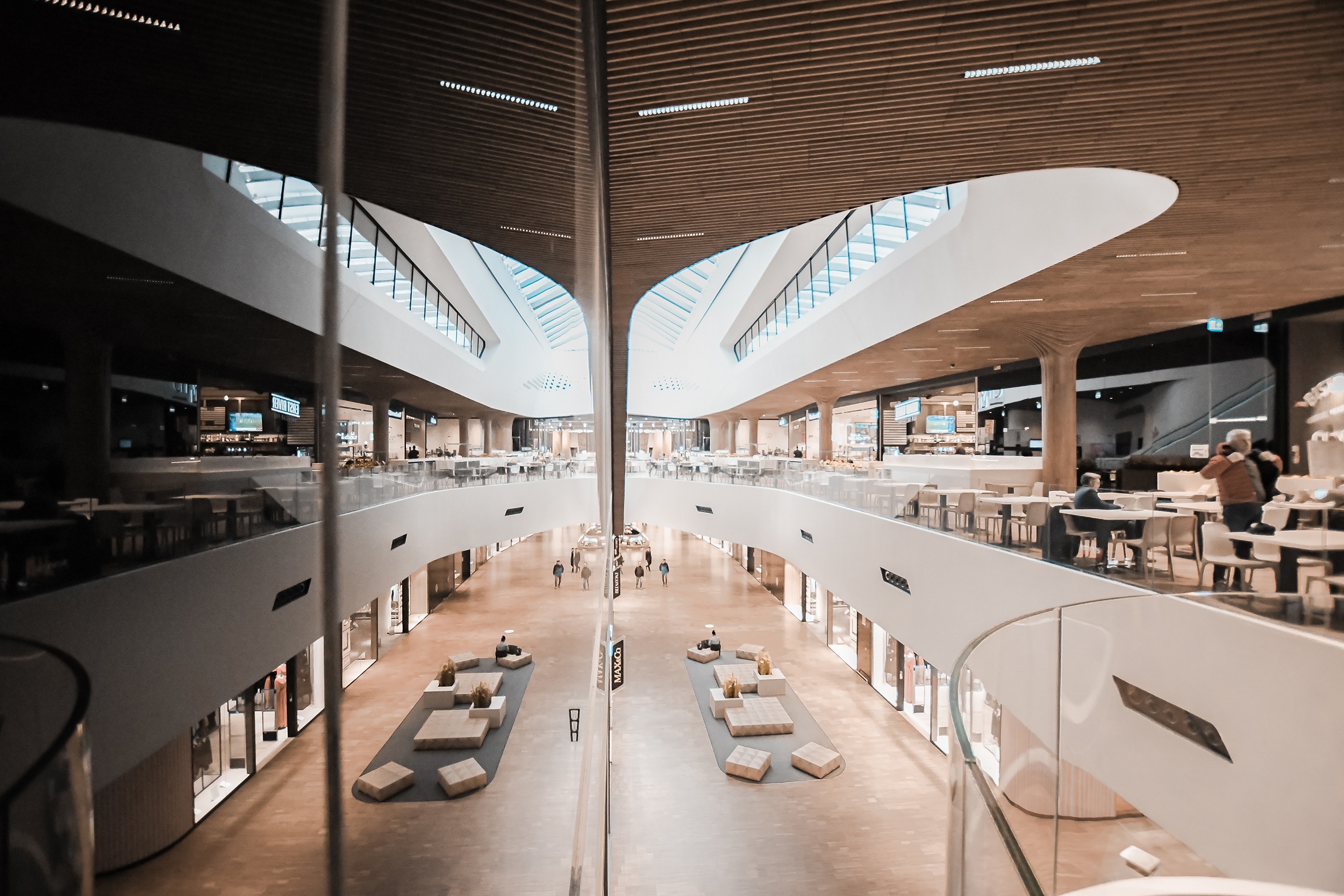 Indoor Bamboo Solutions in Shopping Center