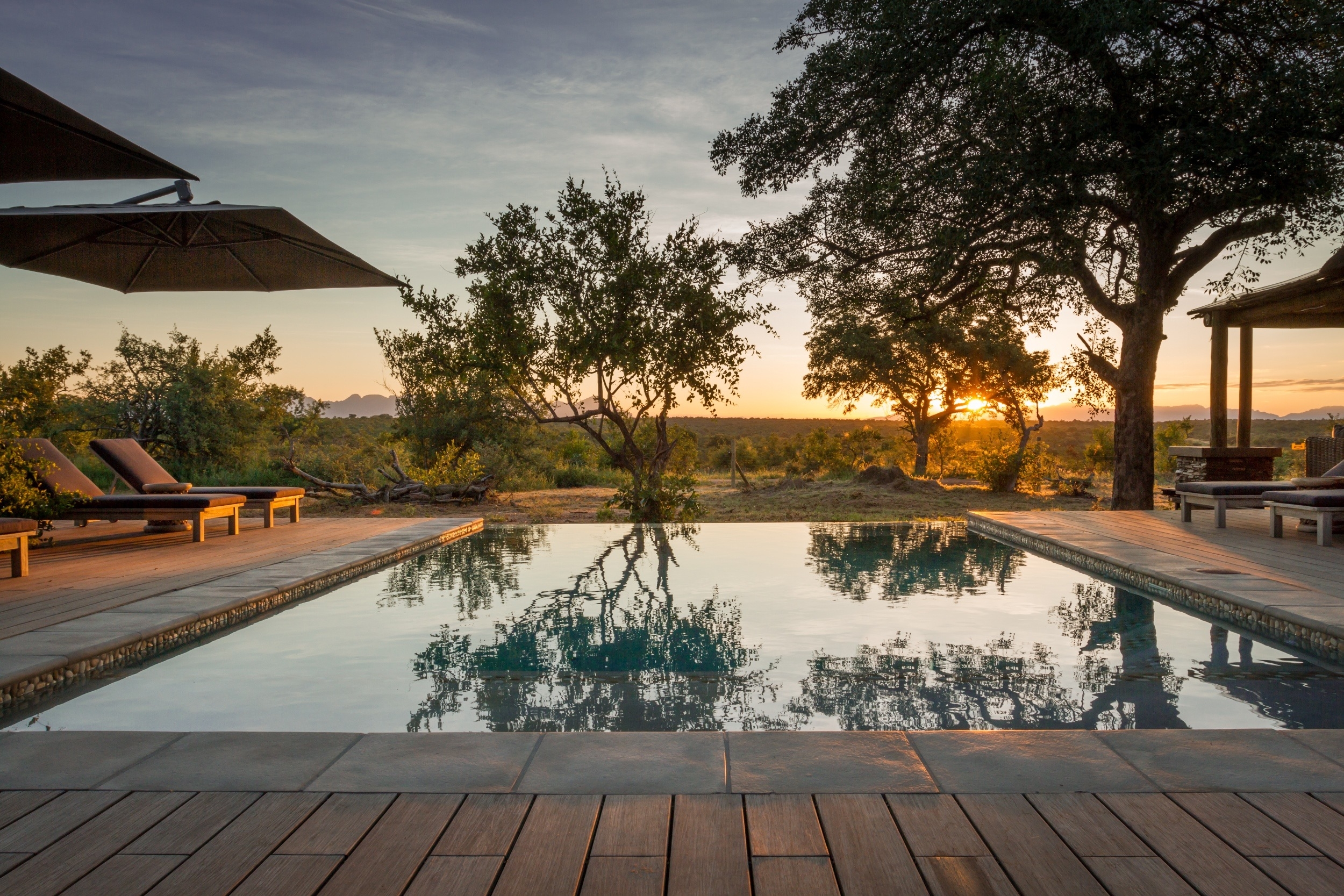 Outdoor Bamboo Decking Solutions in Safari Lodge