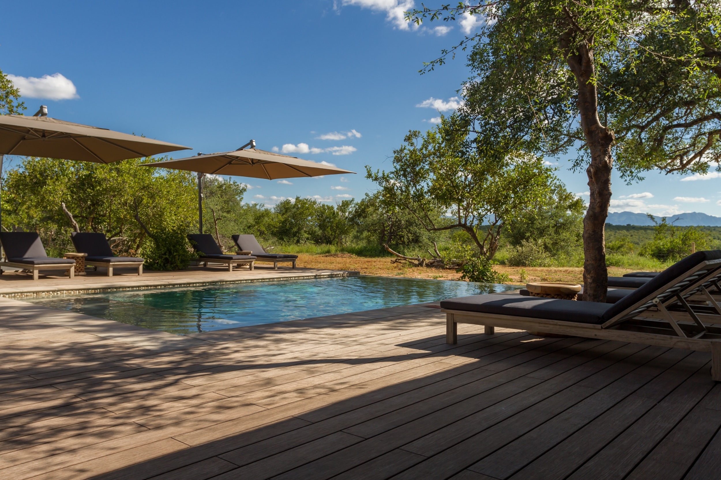 Outdoor Bamboo Decking Solutions in Safari Lodge