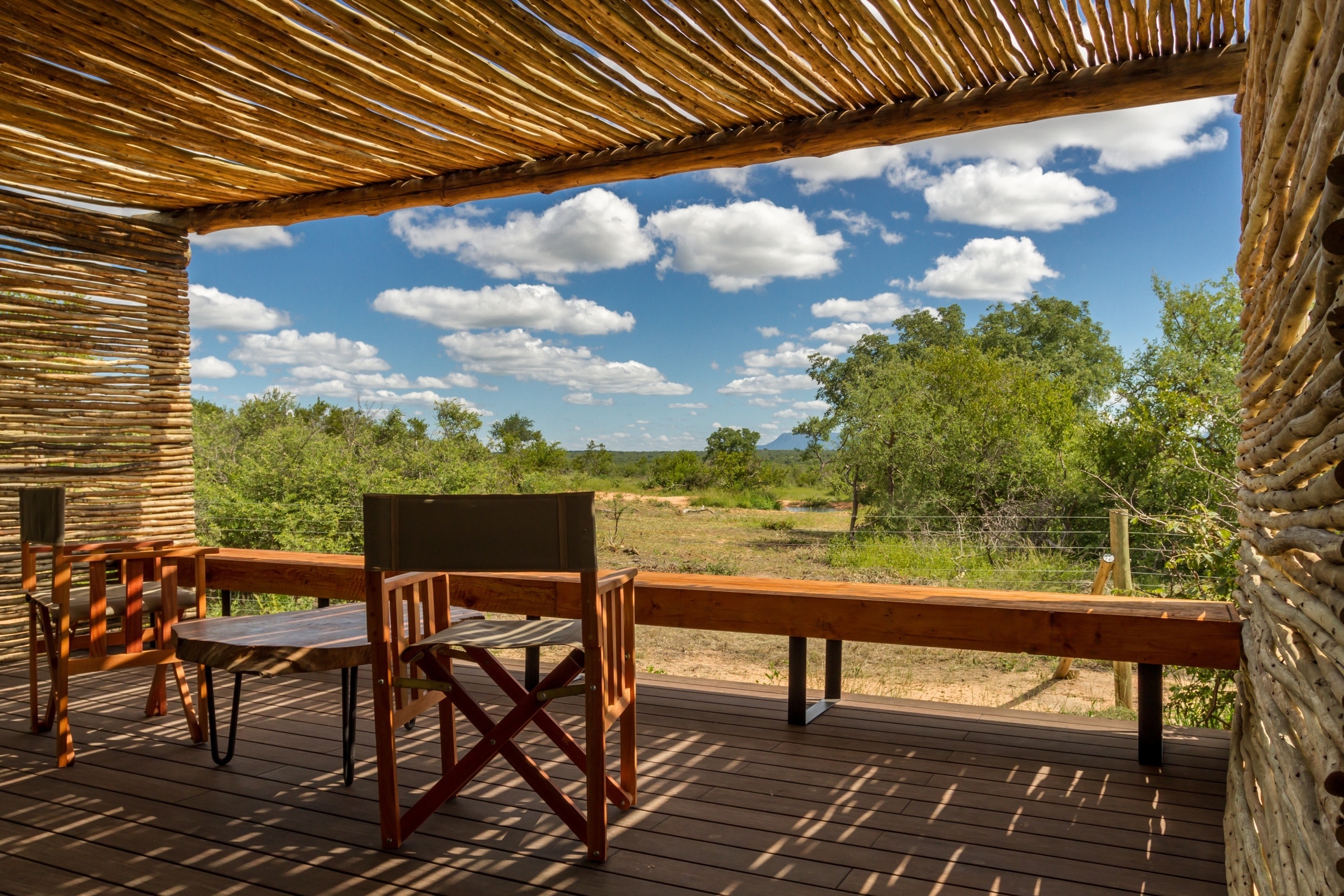 Outdoor Bamboo Decking Solutions in Safari Lodge