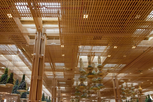 Indoor Bamboo Solutions in Kempegowda Airport