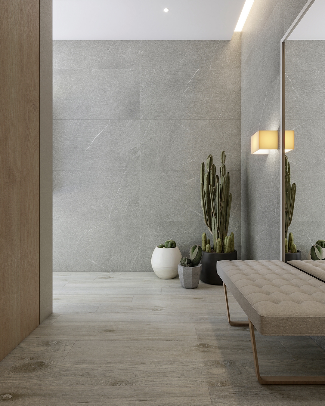 Revestimientos cerámicos tipo piedra