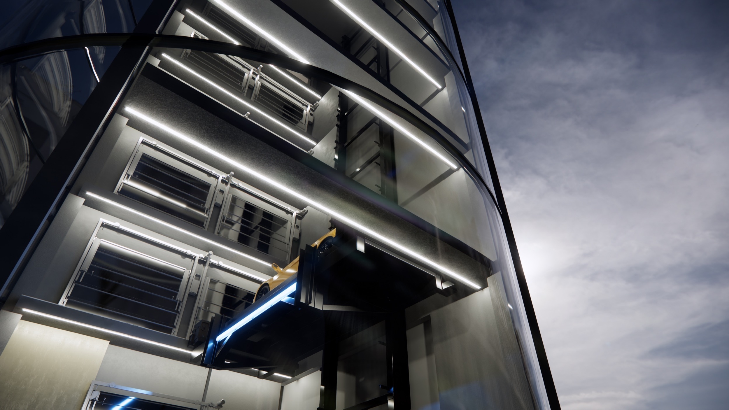 Robotic Parking - Sky Garage