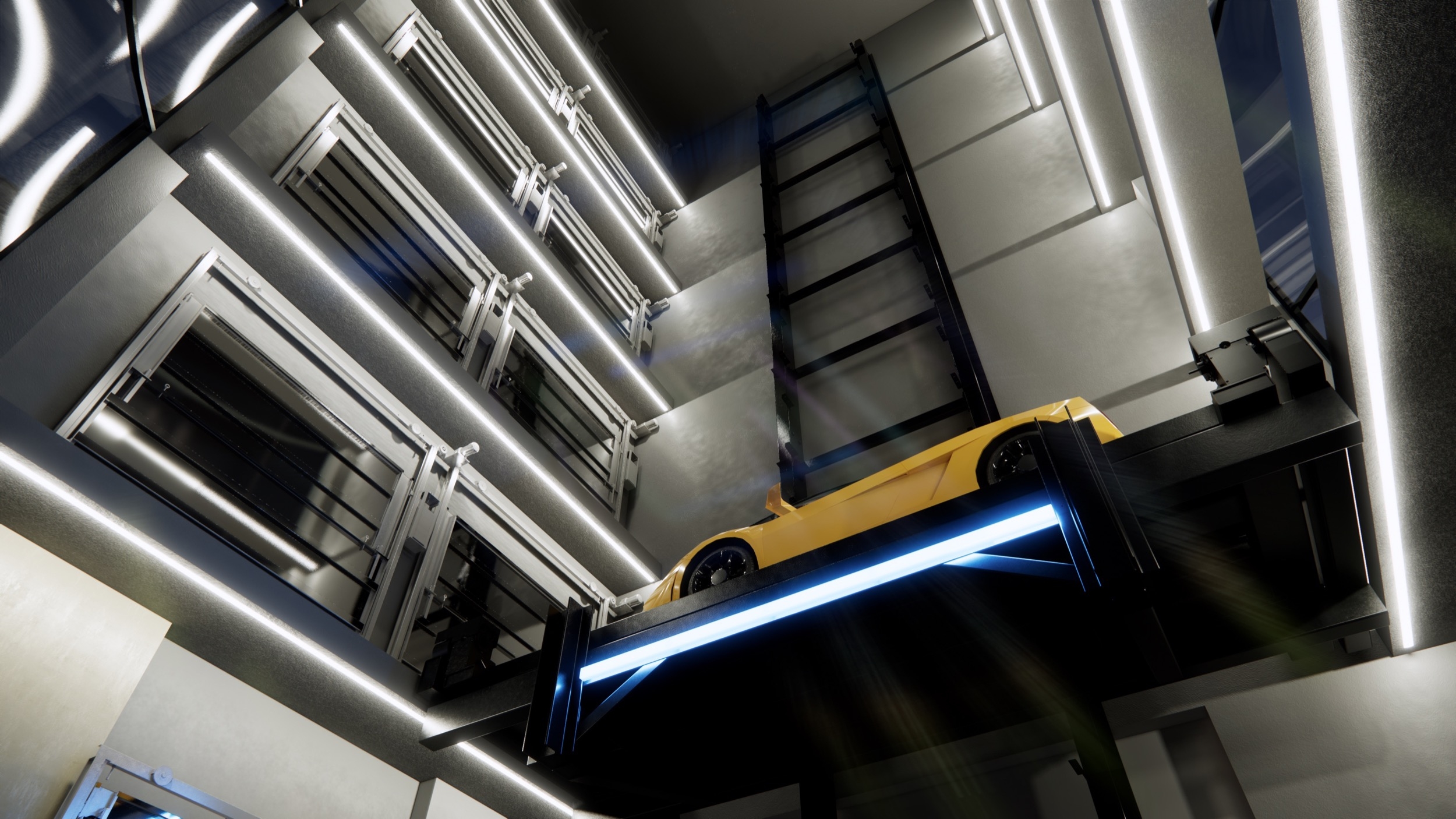 Robotic Parking - Sky Garage