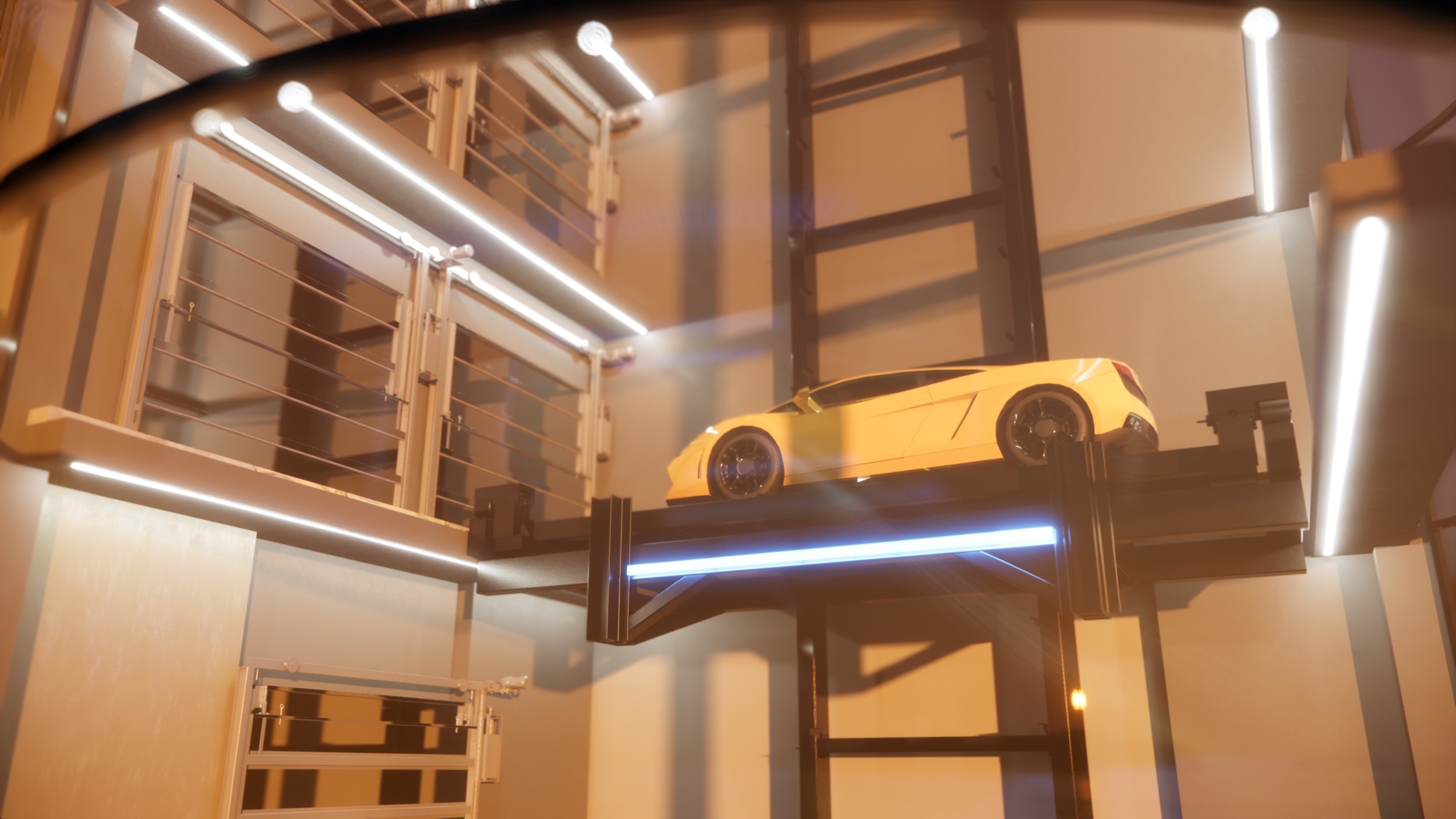 Robotic Parking - Sky Garage