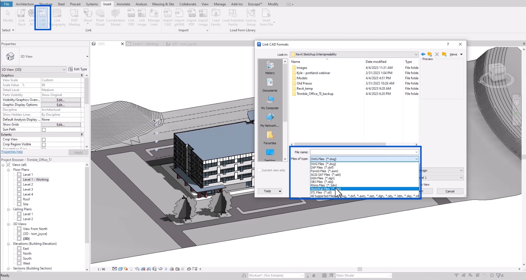 How to Maximize Revit Importer