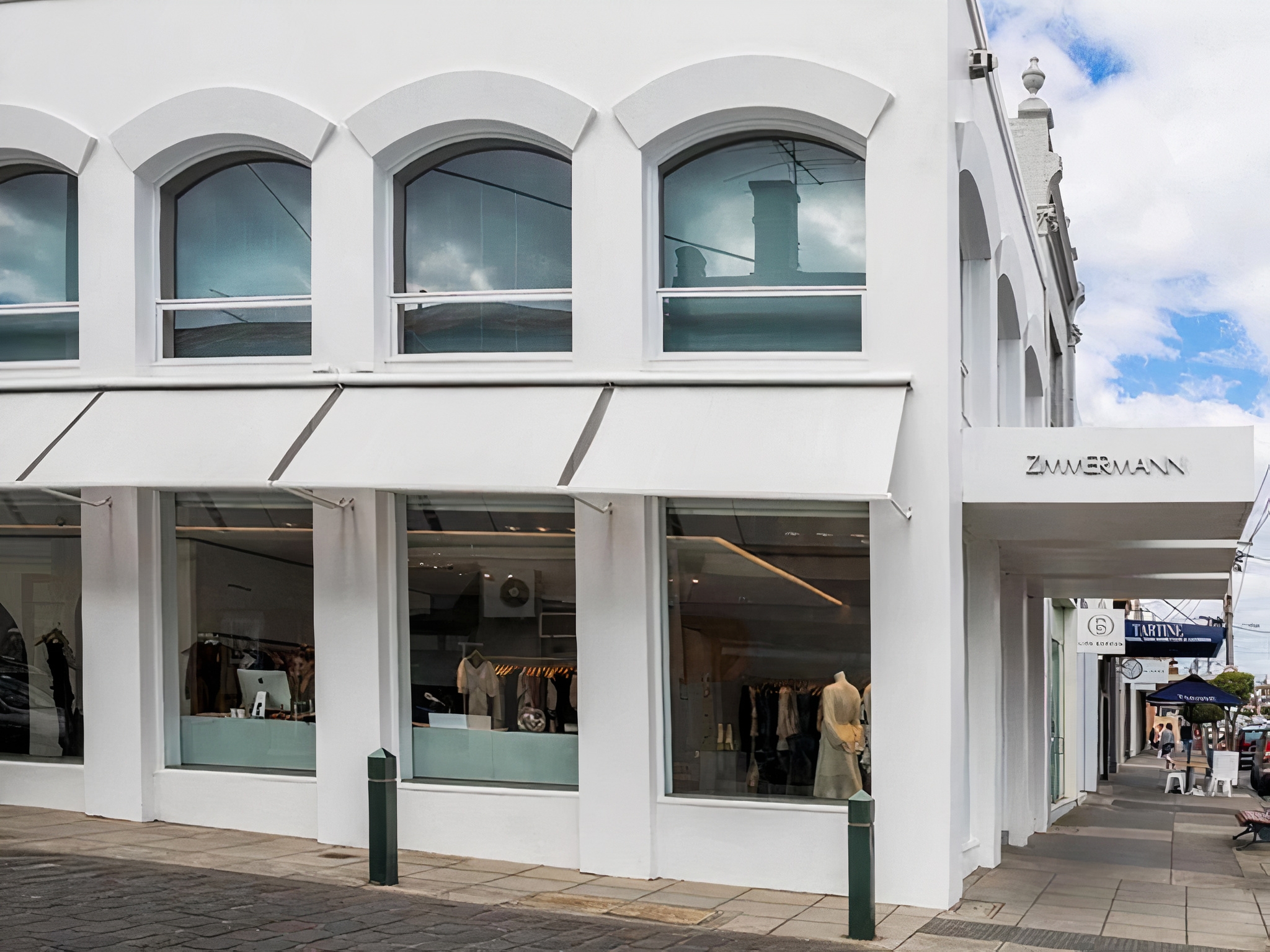 Drop Arm Window Awnings