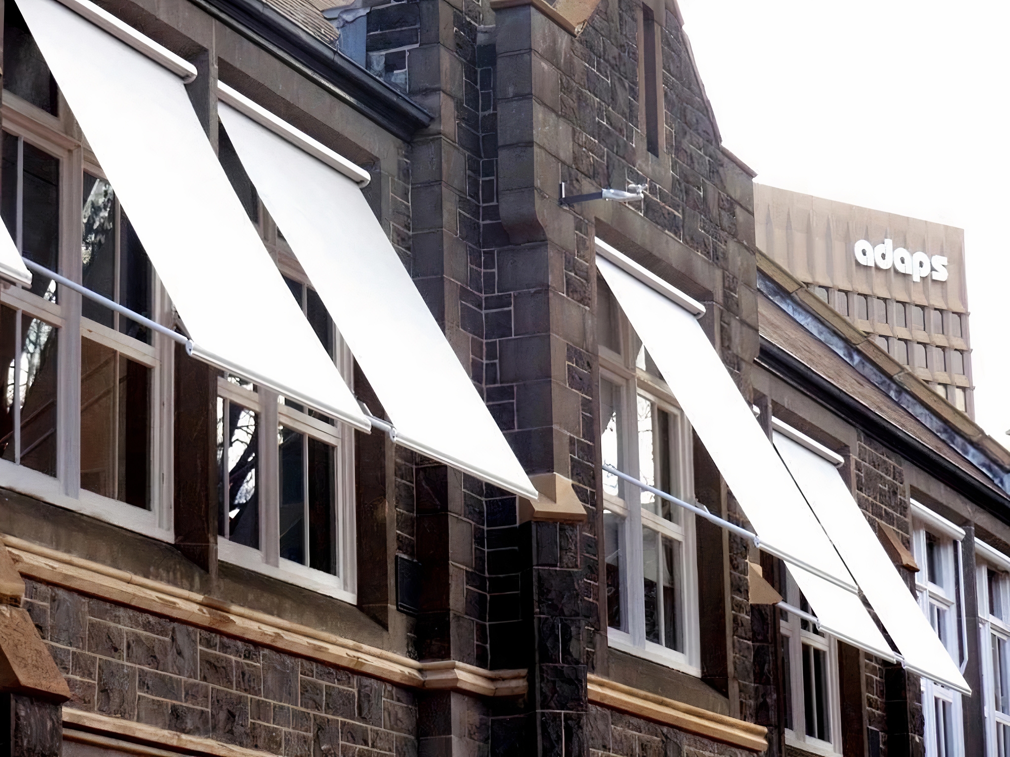 Drop Arm Window Awnings