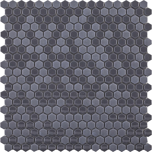 Glaze Mini Hexagon Grey