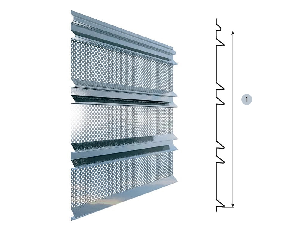 Facade Profile System - Kalzip® TF800 R