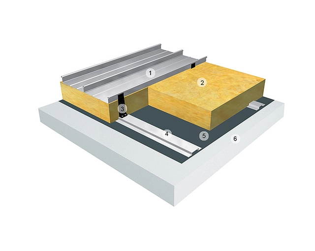 Kalzip Deck Roof System on concrete deck