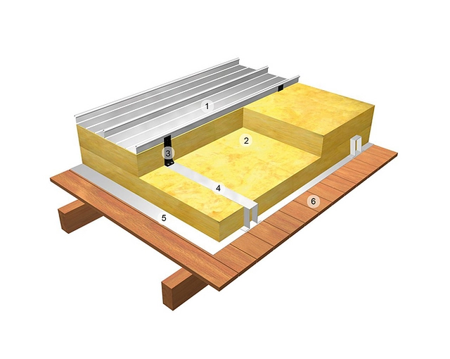 Kalzip Deck Roof System on Timber Deck