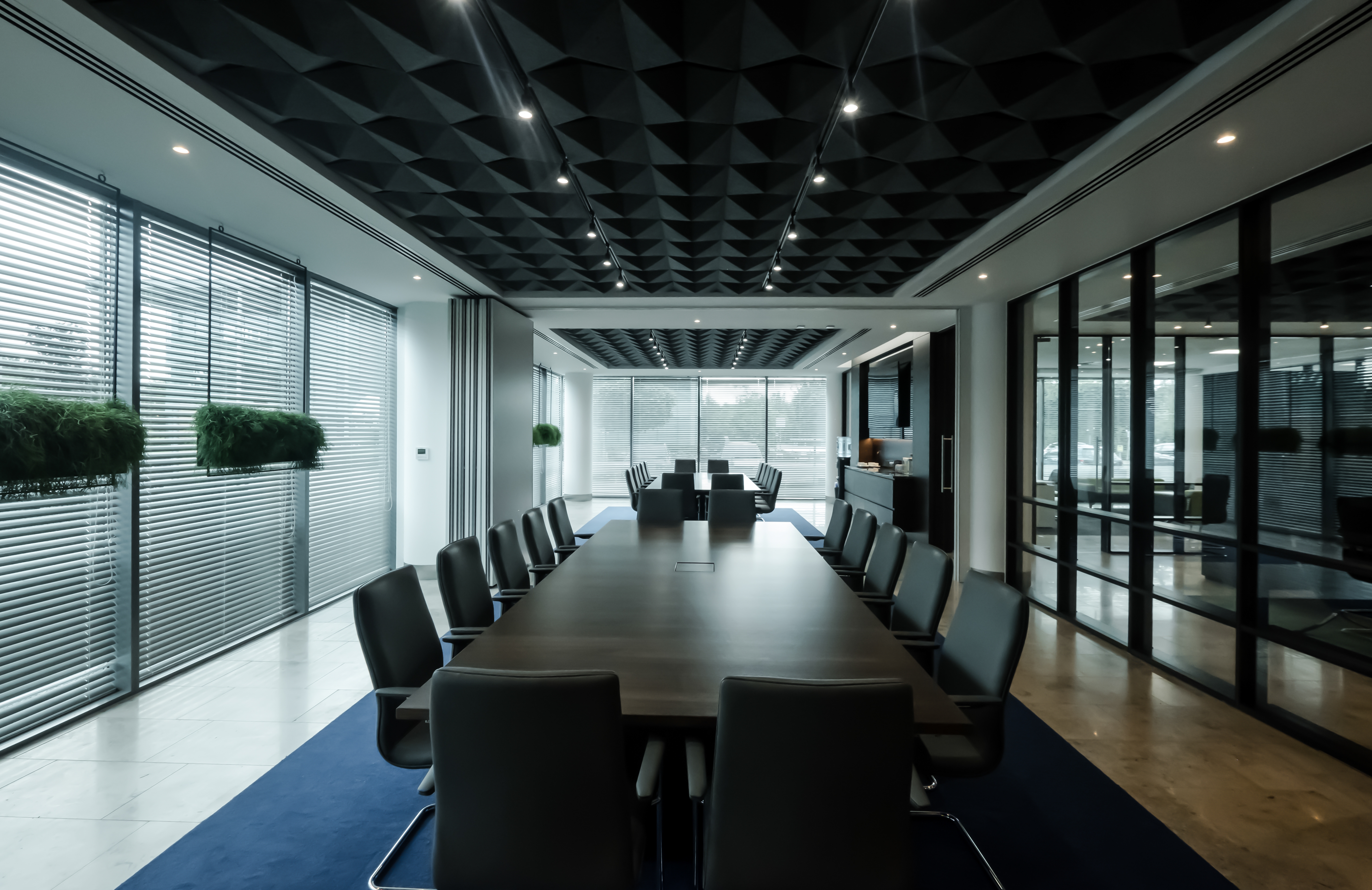 Acoustic Ceilings - HeartFelt® Origami Ceiling System