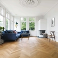 Pattern Oak Wood Floor in Villa Gentofte Residence