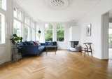Pattern Oak Wood Floor in Villa Gentofte Residence