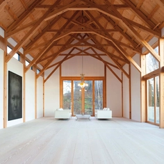 Solid Douglas Wood Floor in Studio Nylenne