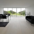 Solid Douglas Wood Floor in House by the Sea
