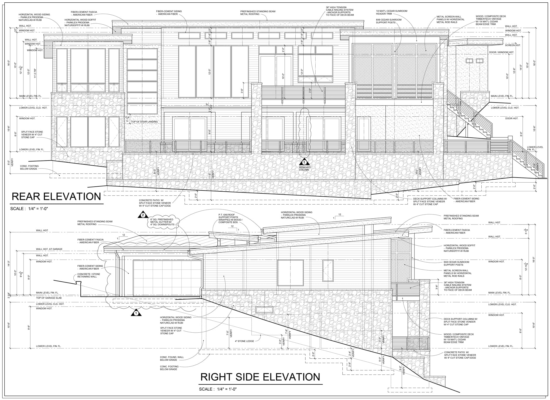 Maintenance-Free Wood Siding in Martino Lake House