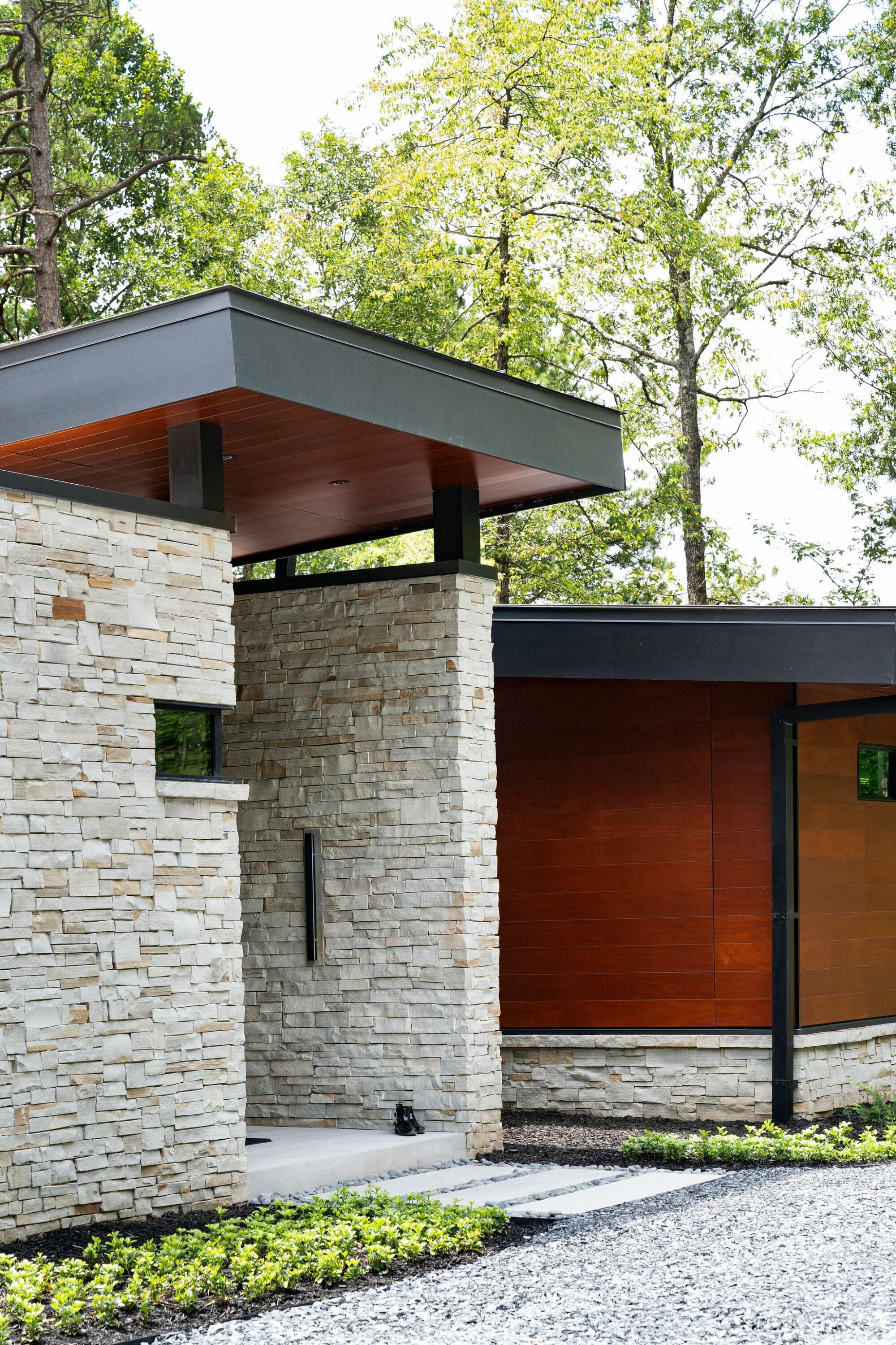 Maintenance-Free Wood Siding in Martino Lake House