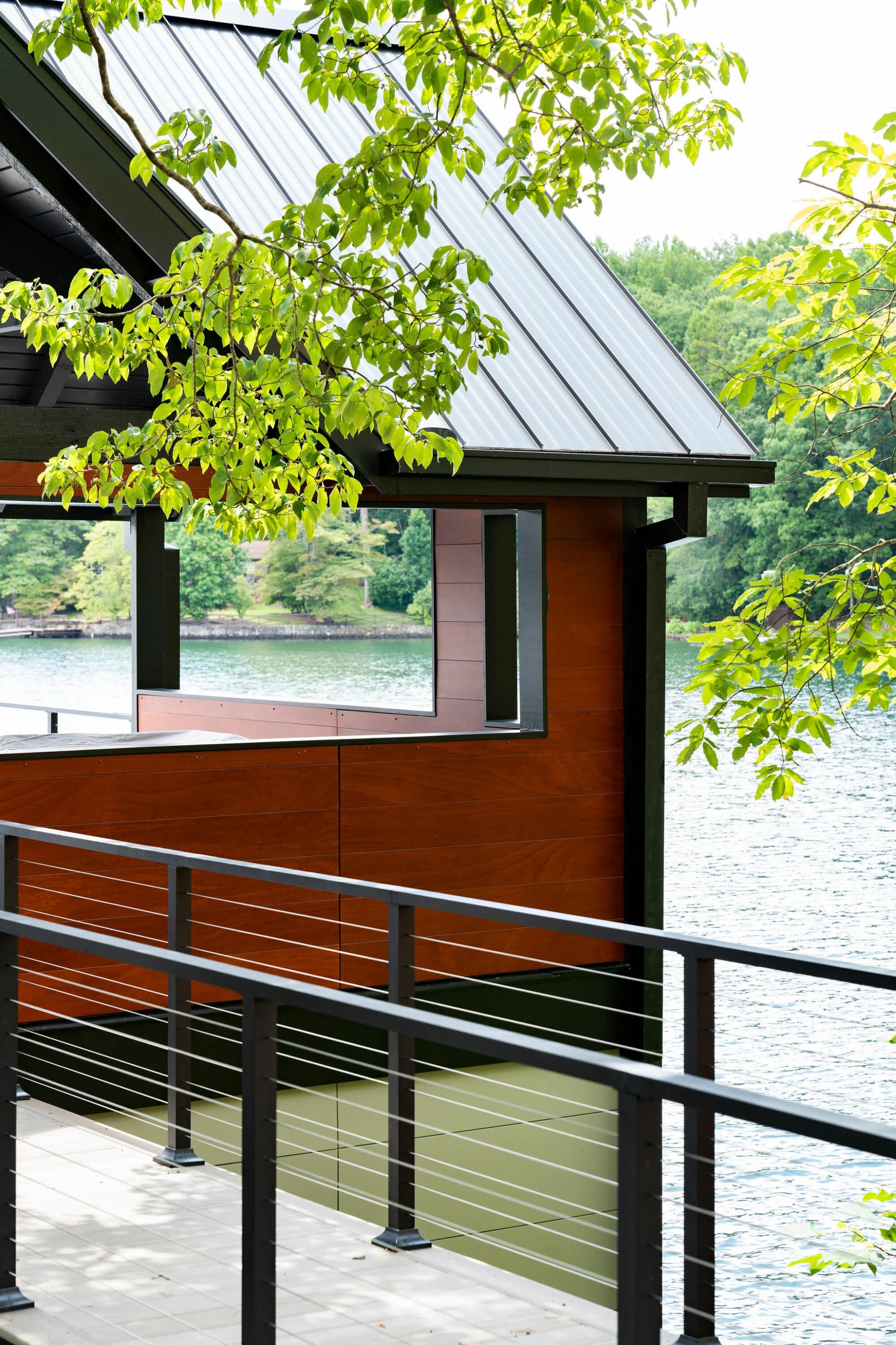 Maintenance-Free Wood Siding in Martino Lake House