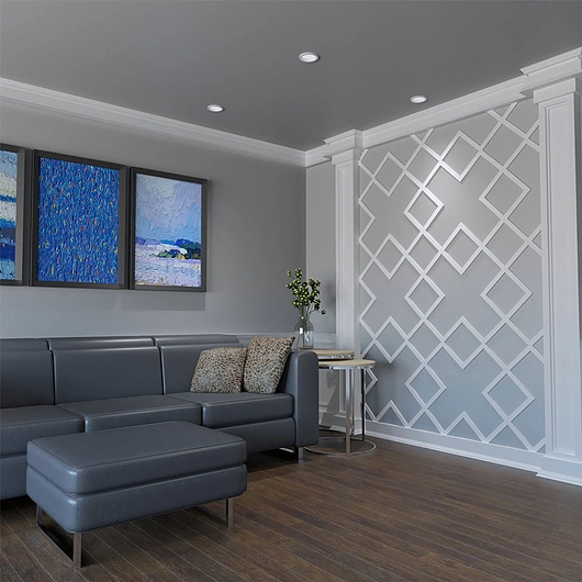 Fretwork Wall Panels from Decorative Ceiling Tiles