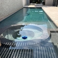 Revestimiento arquitectónico Kimiquartz en piscina