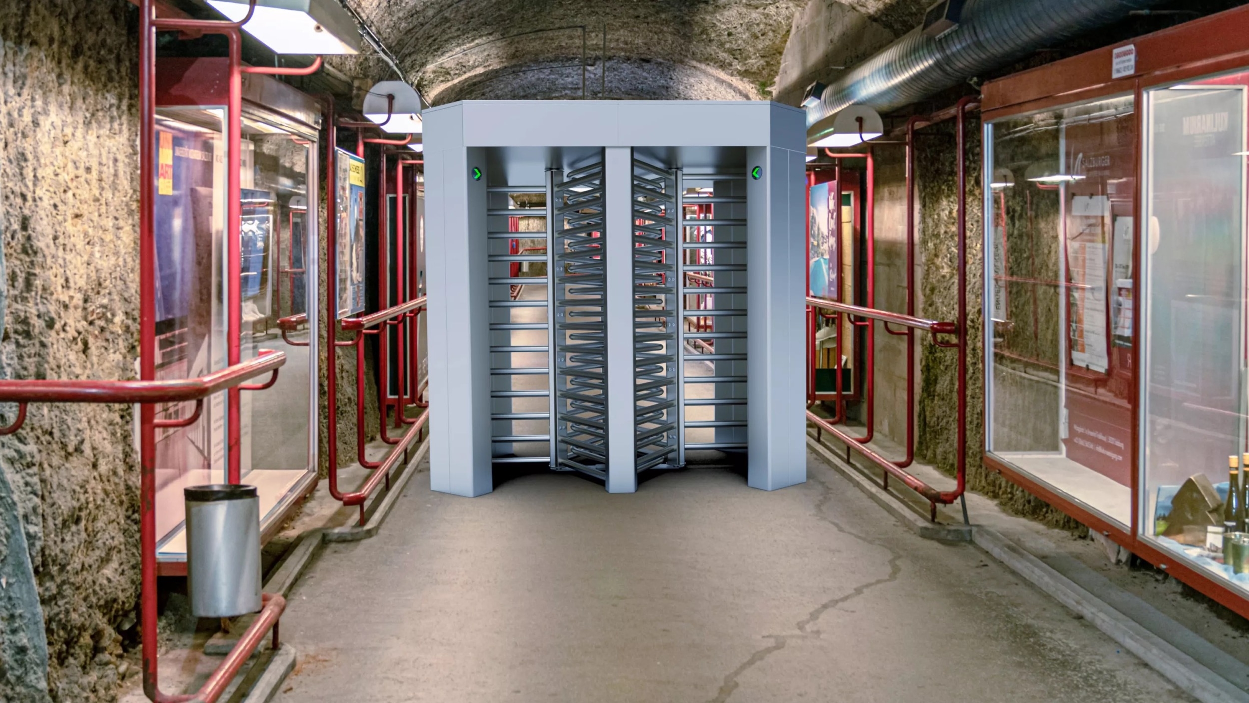 Security Control - FT300 Full-Height Turnstile