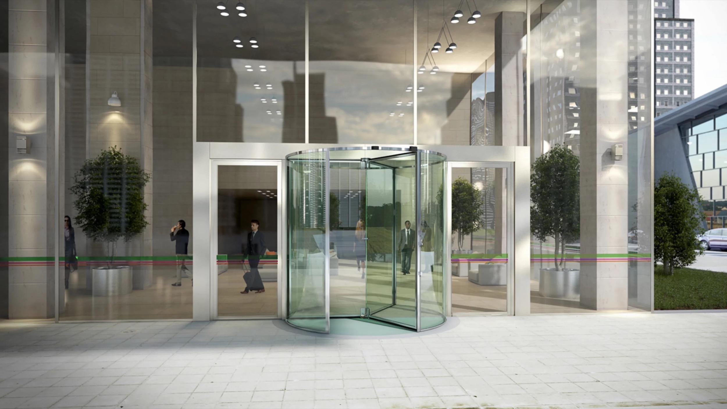 Revolving Doors - RD300 All-glass Revolving Door