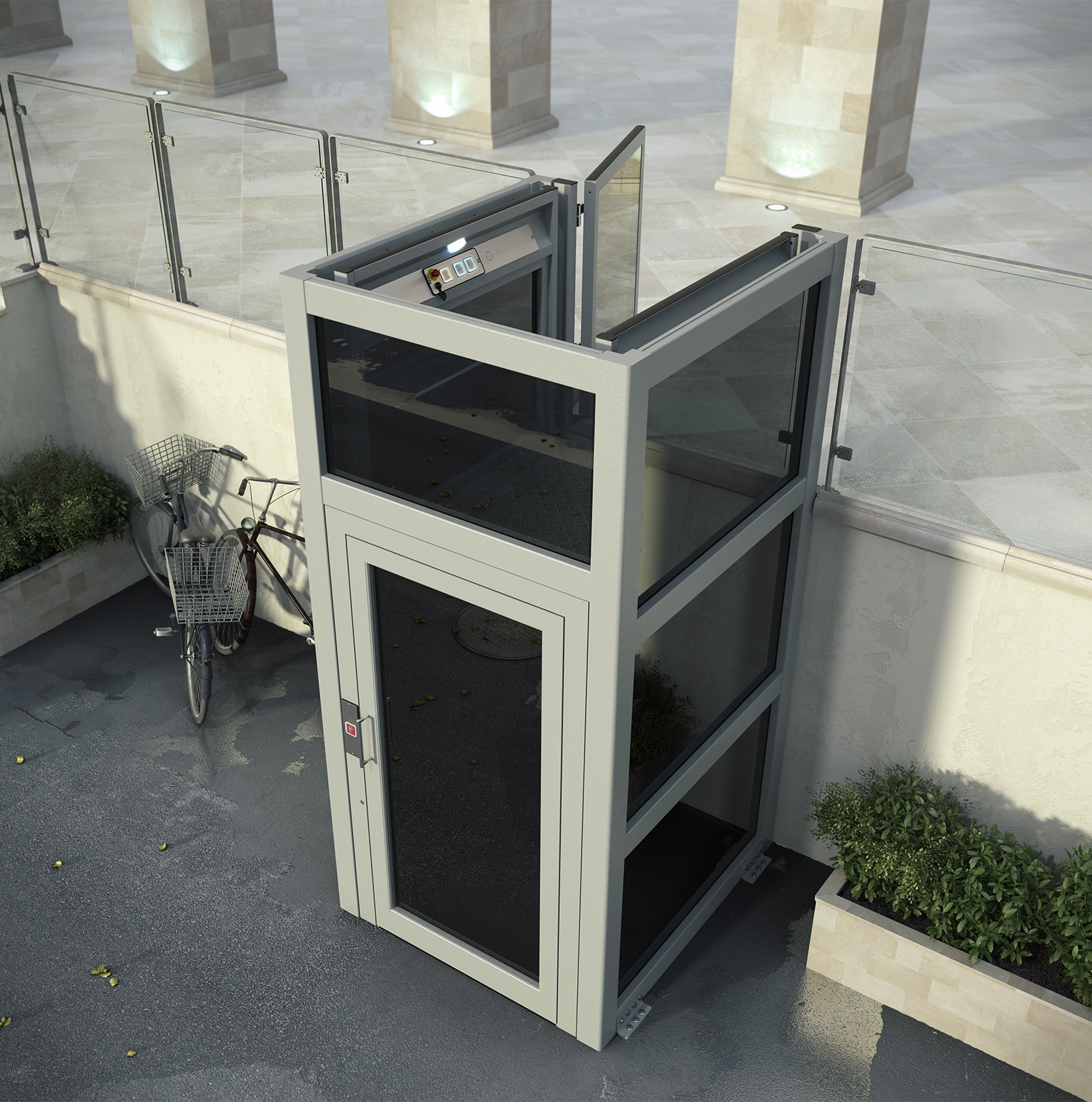 Vertical Platform - Steppy Platform Lift