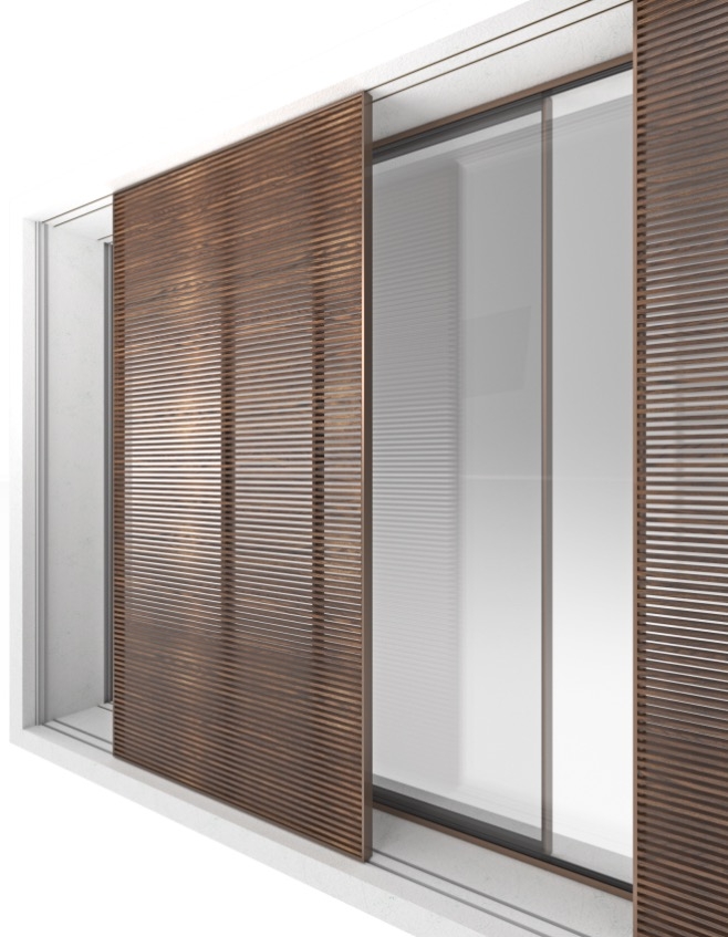 Kinetic Facade Shading, Sliding Shading System - Motion 10500