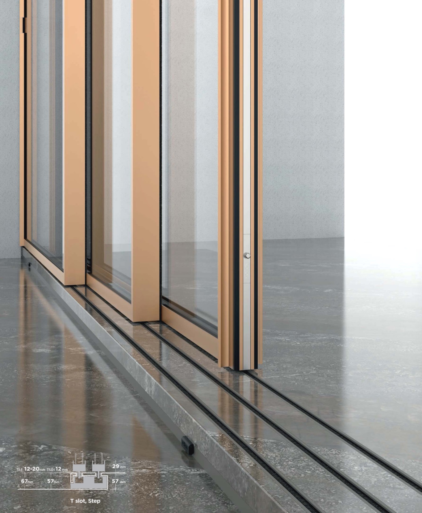 Minimal Sliding Door System - Motion 520