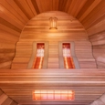 Infrared Outdoor Sauna Cabins - Barrel IR