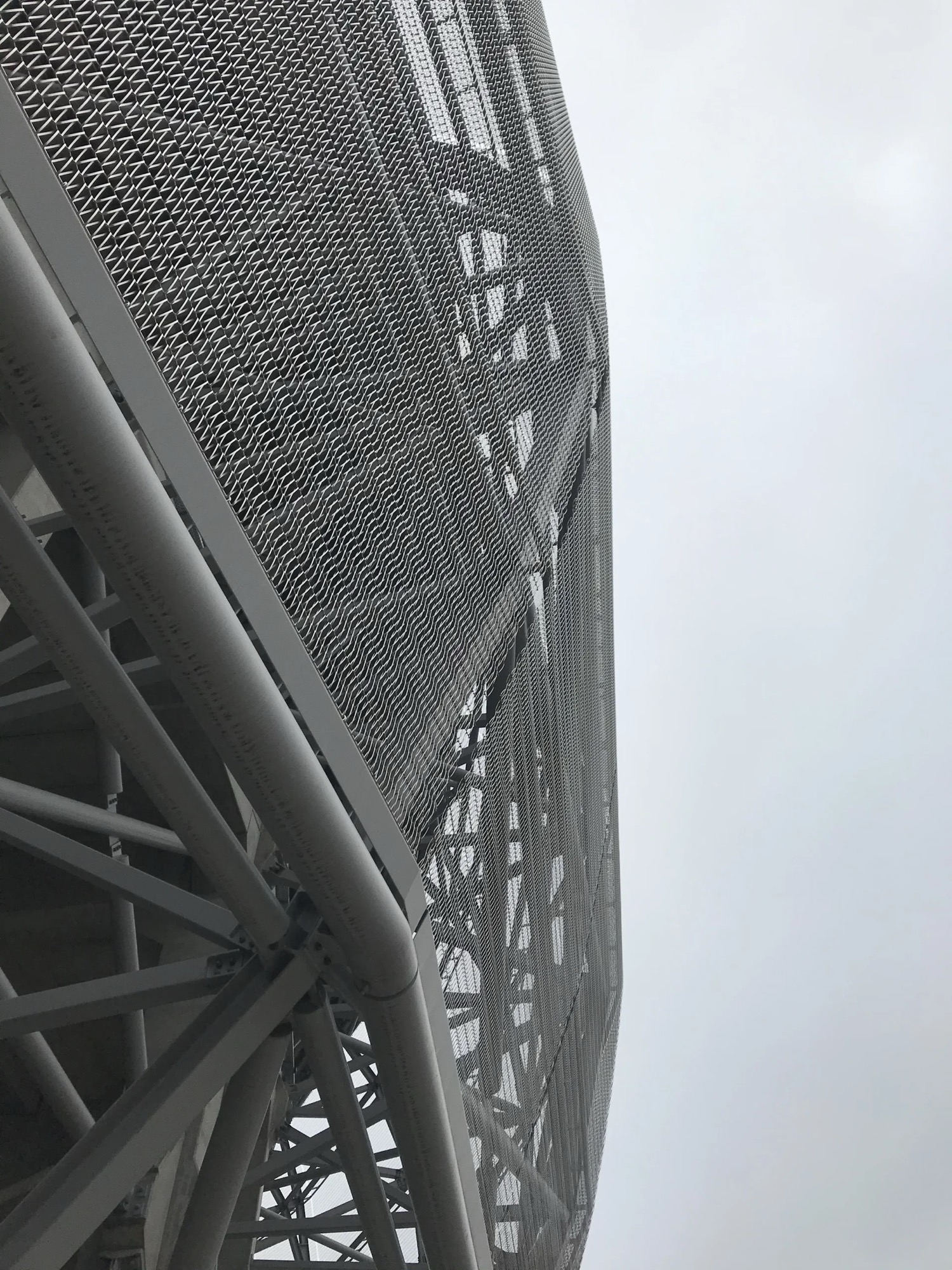 Architectural Wire Mesh Model at Stadium FTC