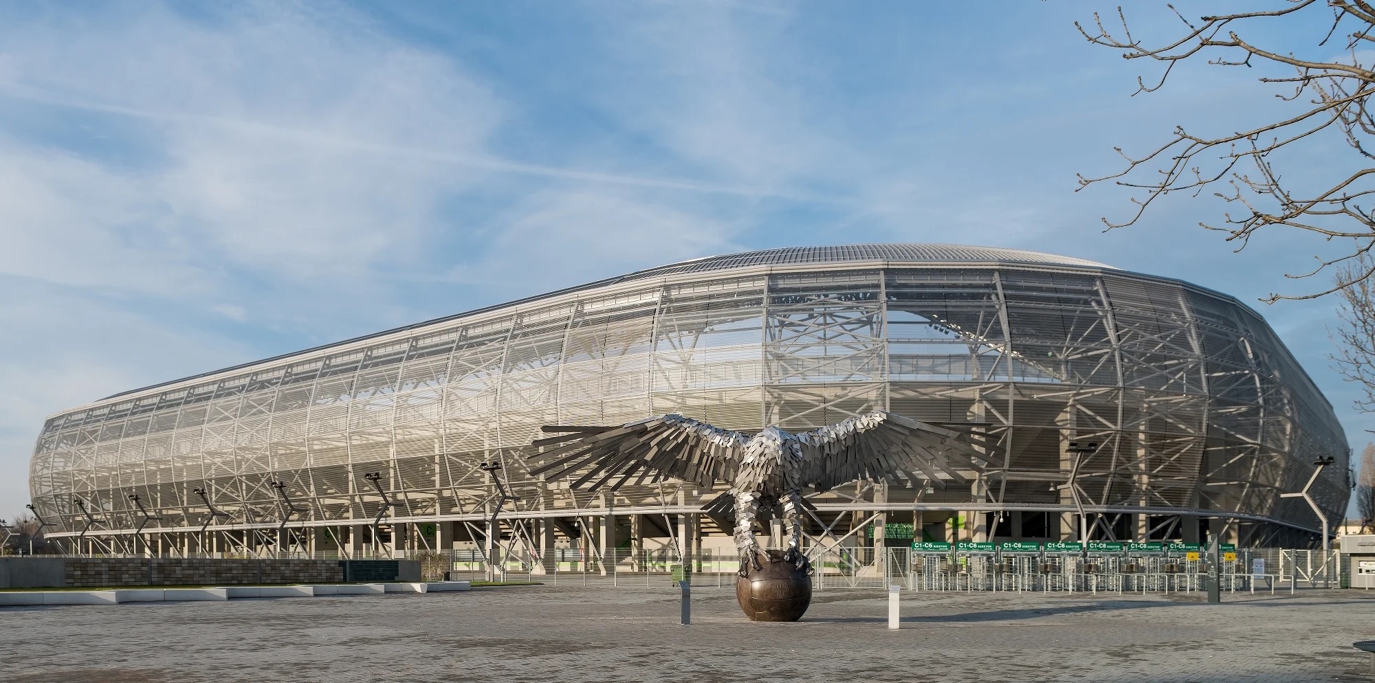 Architectural Wire Mesh Model at Stadium FTC