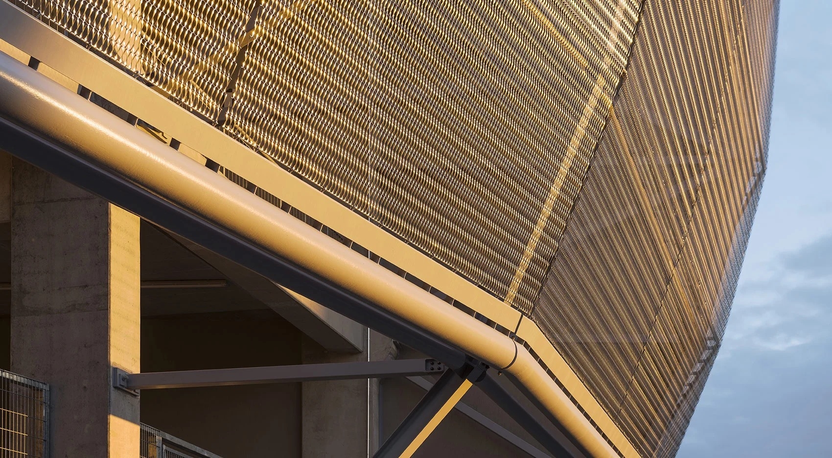 Architectural Wire Mesh Model at Stadium FTC