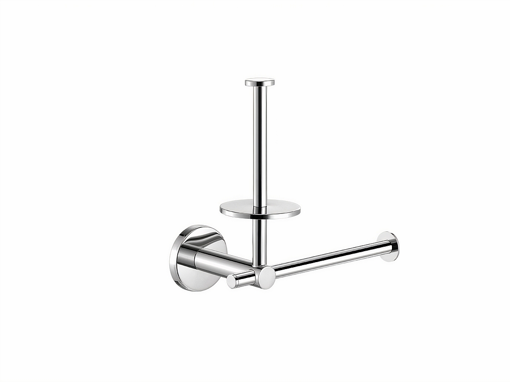 Wall-Mounted Double Toilet Roll Holder