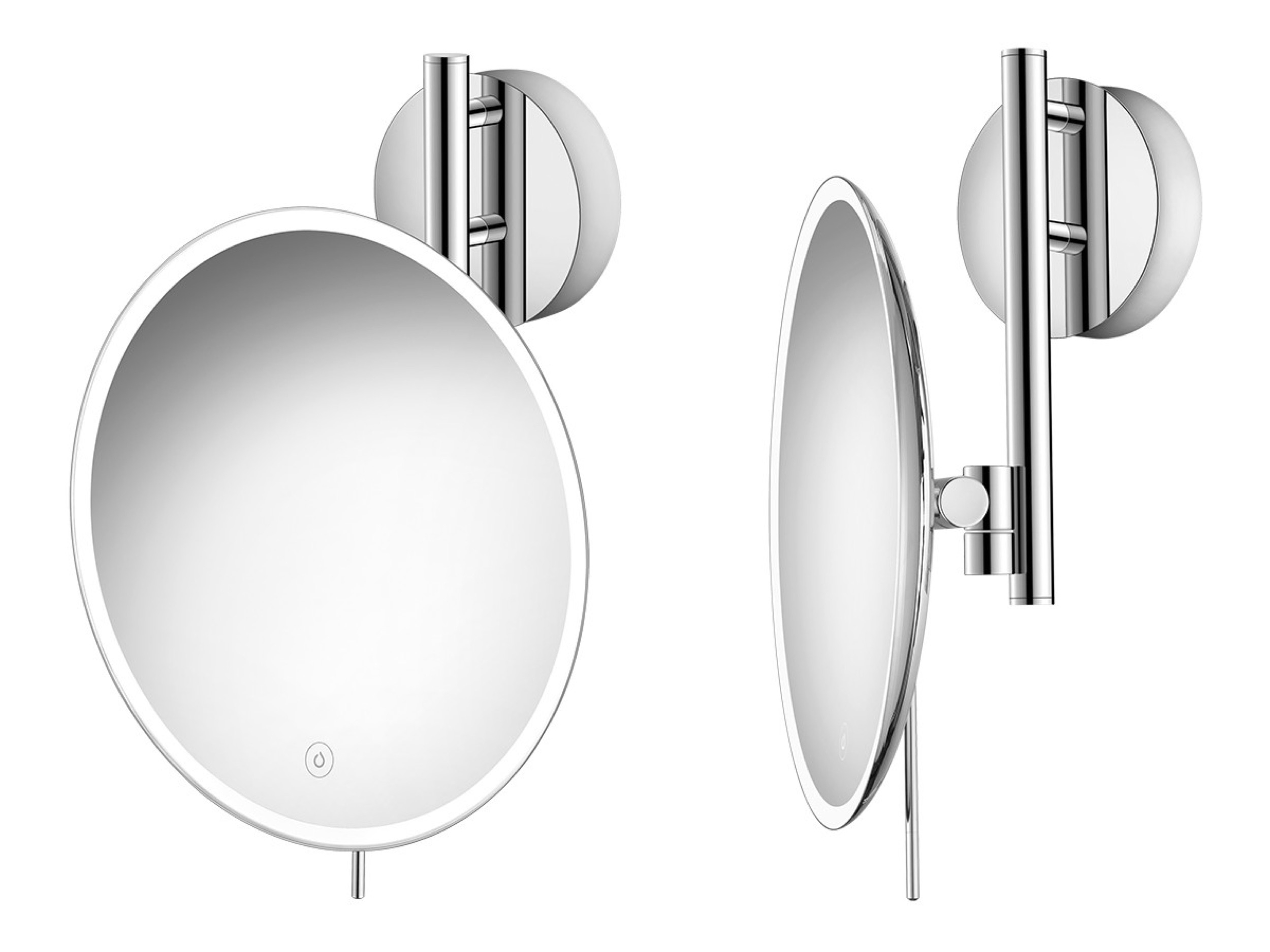 Hotel Bathroom Accessories - Magnifying LED Mirrors