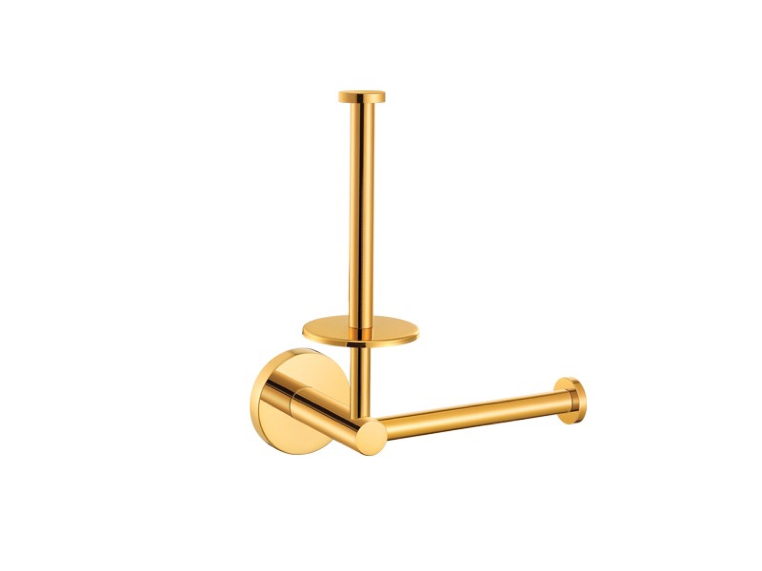 Wall-Mounted Double Toilet Roll Holder