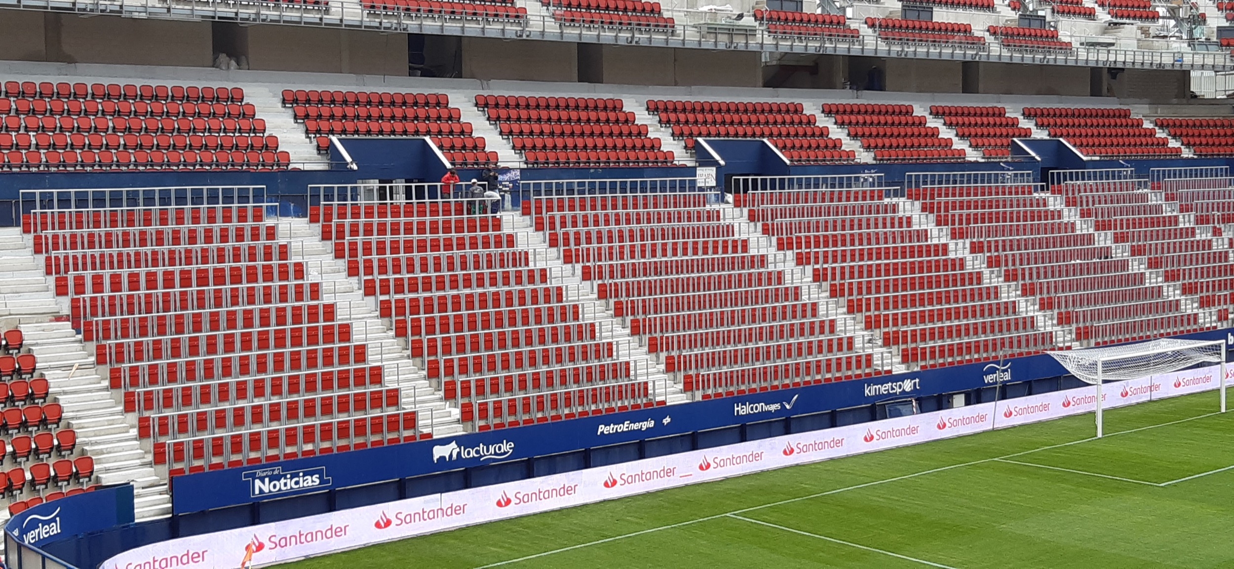 Standing Stadium Seats in El Sadar Stadium