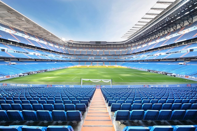 Stadium Seats in Santiago Bernabéu