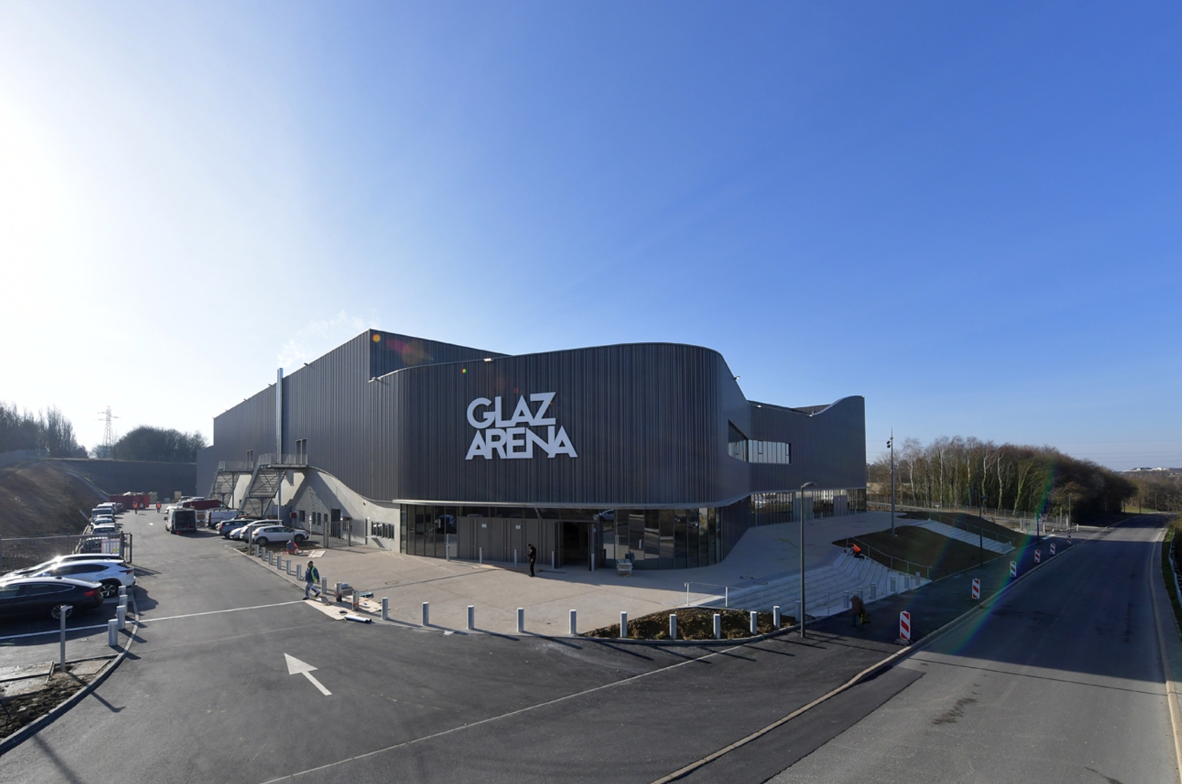 Backrest Shell Stadium Seat in Glaz Arena