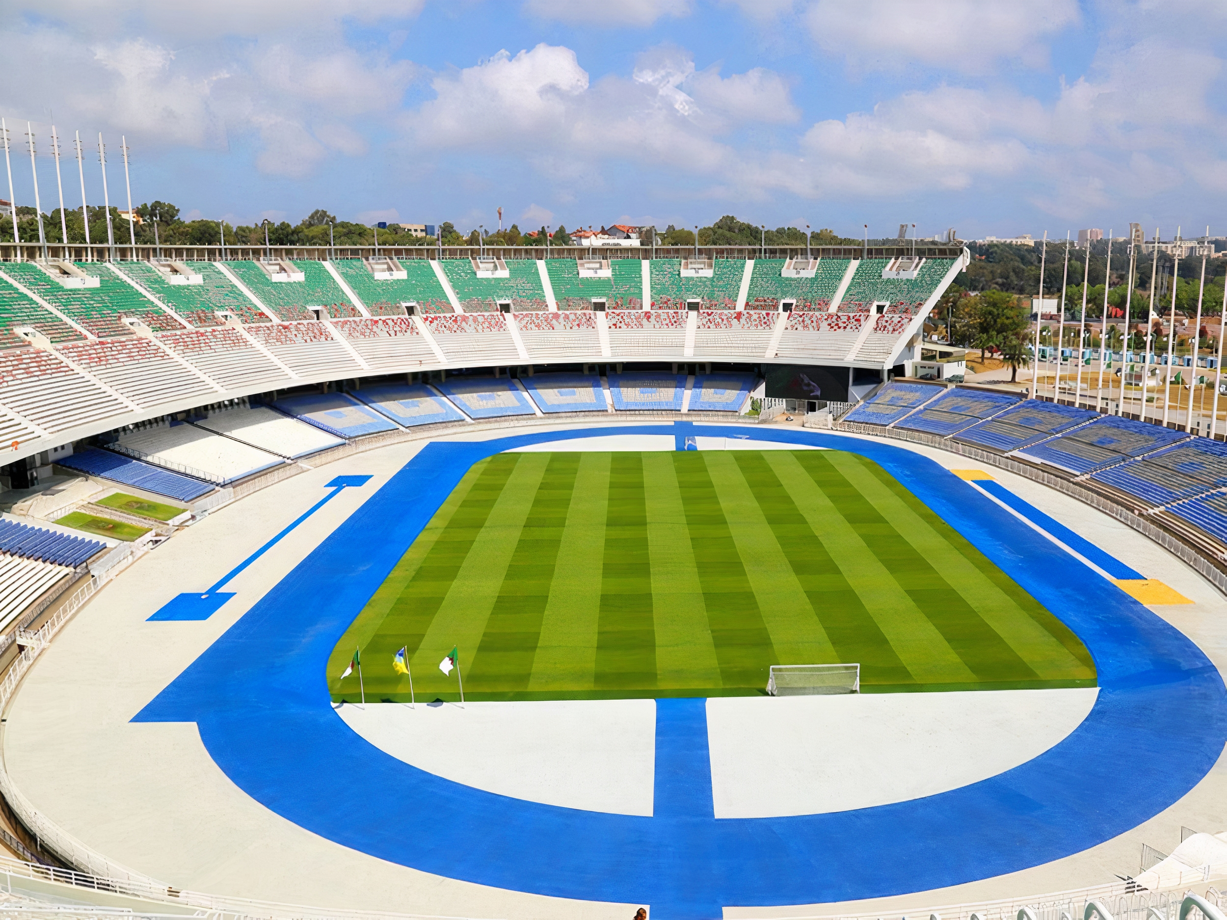 Backrest Shell Stadium Seats in El Djezair Stadium